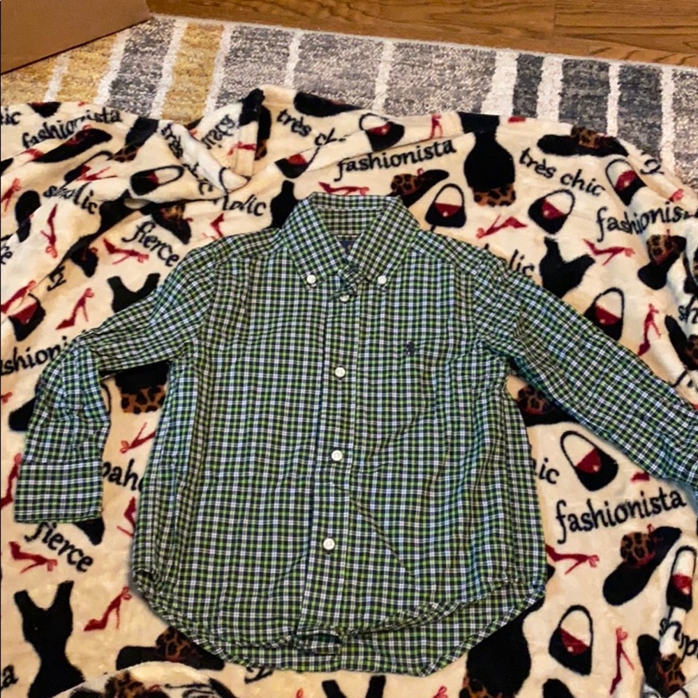 Boys button down polo